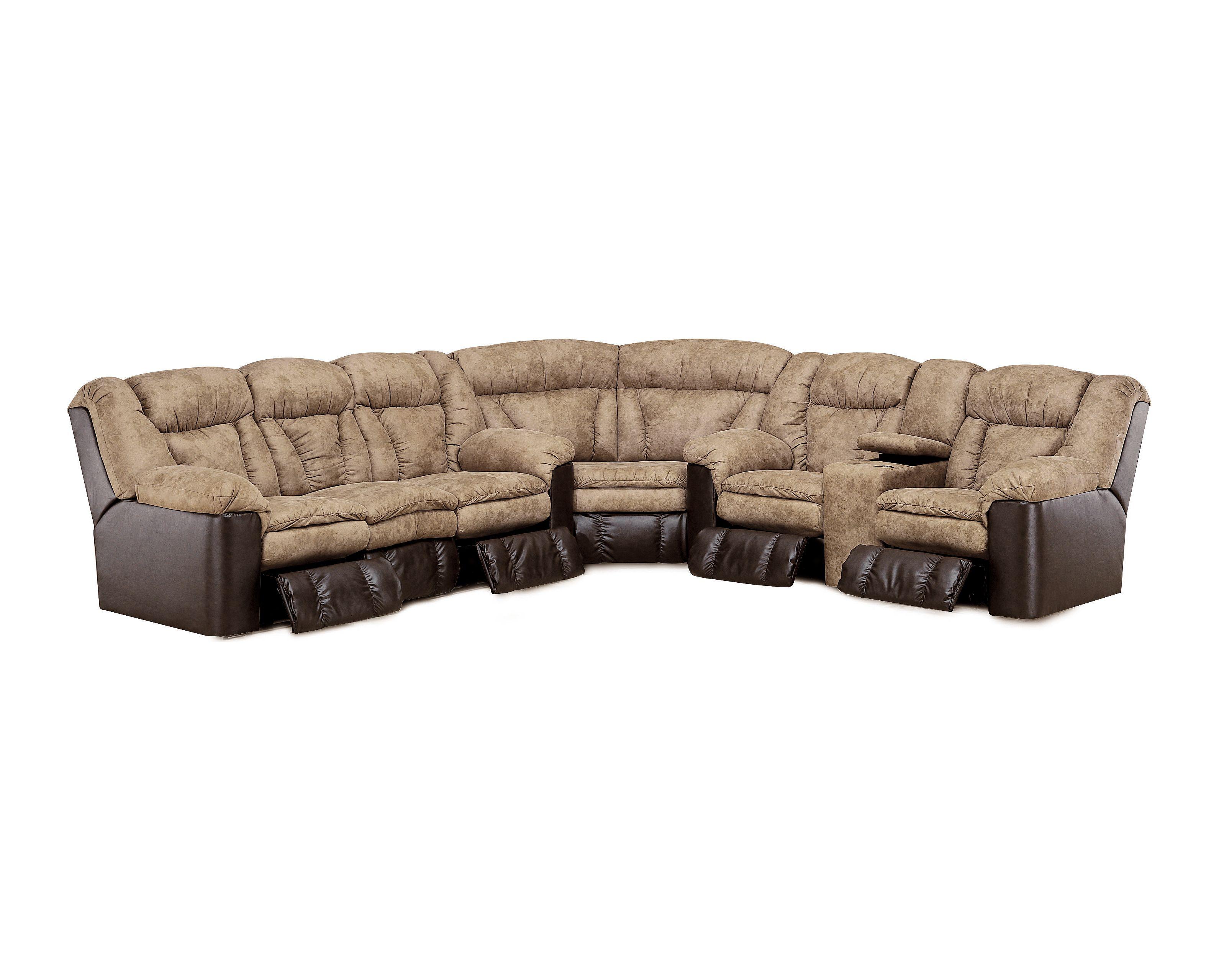 Lane Talon Lane Reclining Sectional Group AHFA Reclining